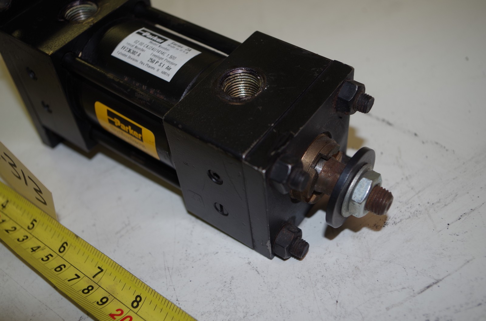 PARKER PNEUMATIC CYLINDER SERIES 2A 0.200 CKJ2AU1414C STROKE 1.50" HC