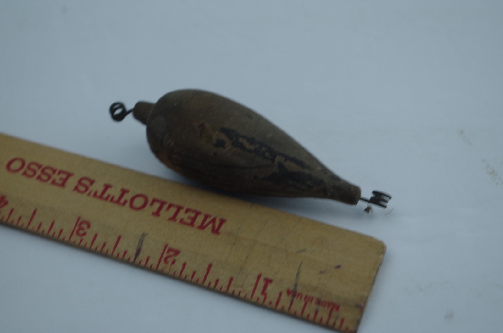 Fishing Fish Wood Wooden Float ? Antique Nautical Vintage Primitive Bobber Bob