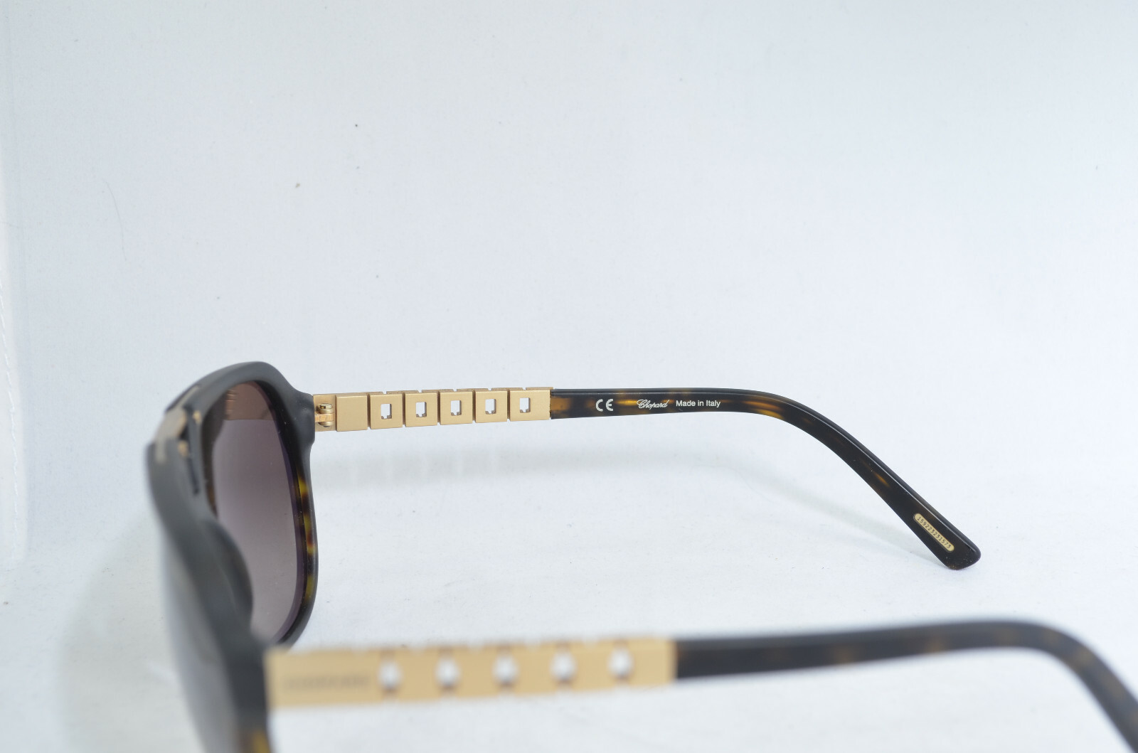 Pre-owned Chopard Authentic  Sch 179 738p Sunglasses In Brown