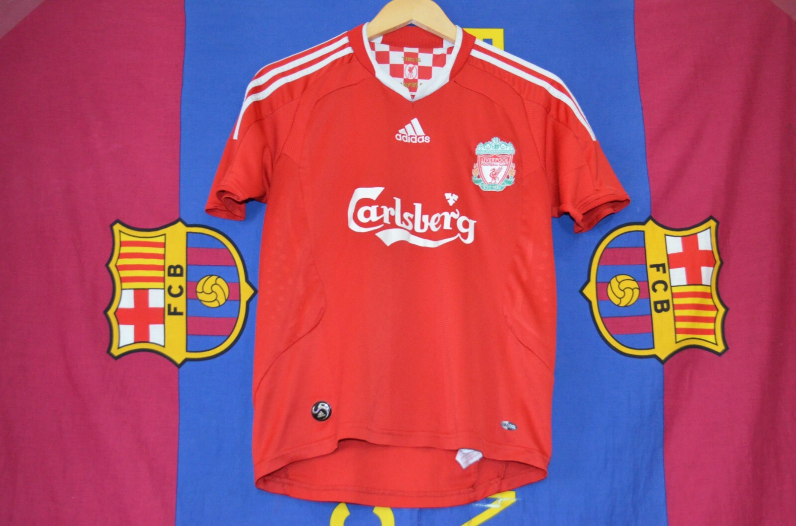LIVERPOOL 2008/2010 HOME FOOTBALL SHIRT ADIDAS SOOCER JERSEY LIVERPOOL 2008/2010 HOME FOOTBALL SHIRT ADIDAS SOOCER JERSEY