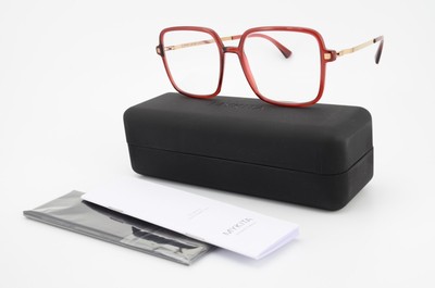 MYKITA Berlin Glasses Spectacles Lite Niba 53-17 140 Col 828 Maroon Gold Optic +