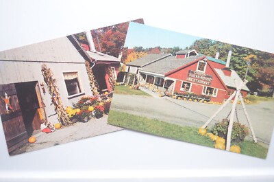 Lot of (2) Gould's Sugar House Mohawk Trail (Shelburne Falls, Mass. Postcards