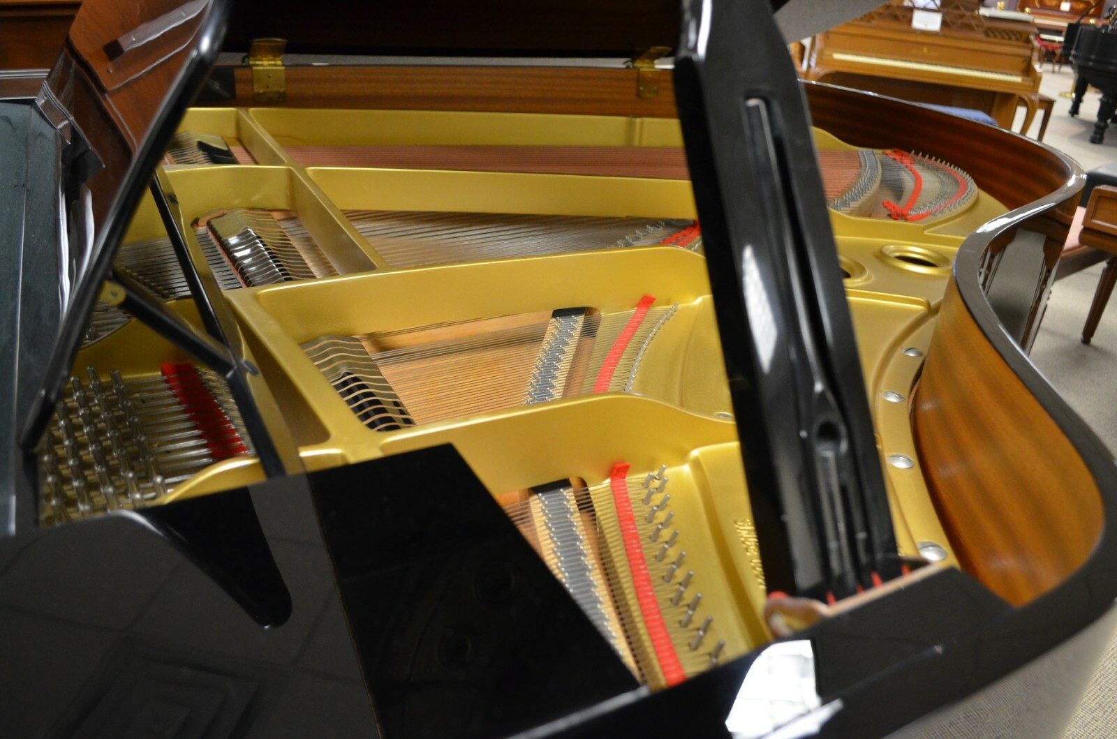 1988 Yamaha G3 polished ebony grand