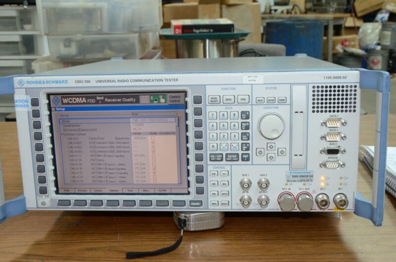Rohde & Schwarz Cmu-200 Universal Radio Communications Test Set B95 B96 B41 B21