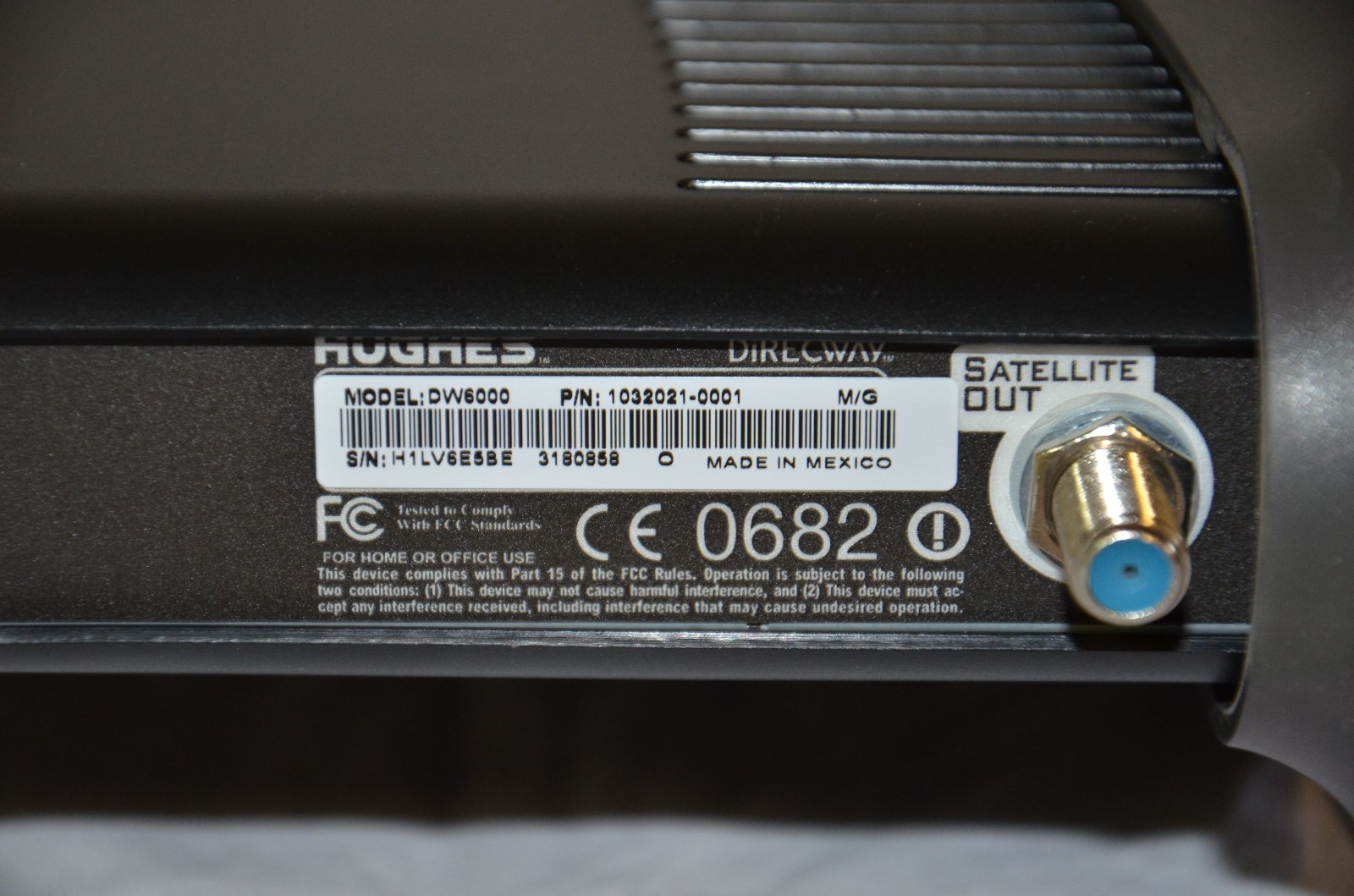 Hughes Direcway DW6000 Satellite Internet Modem