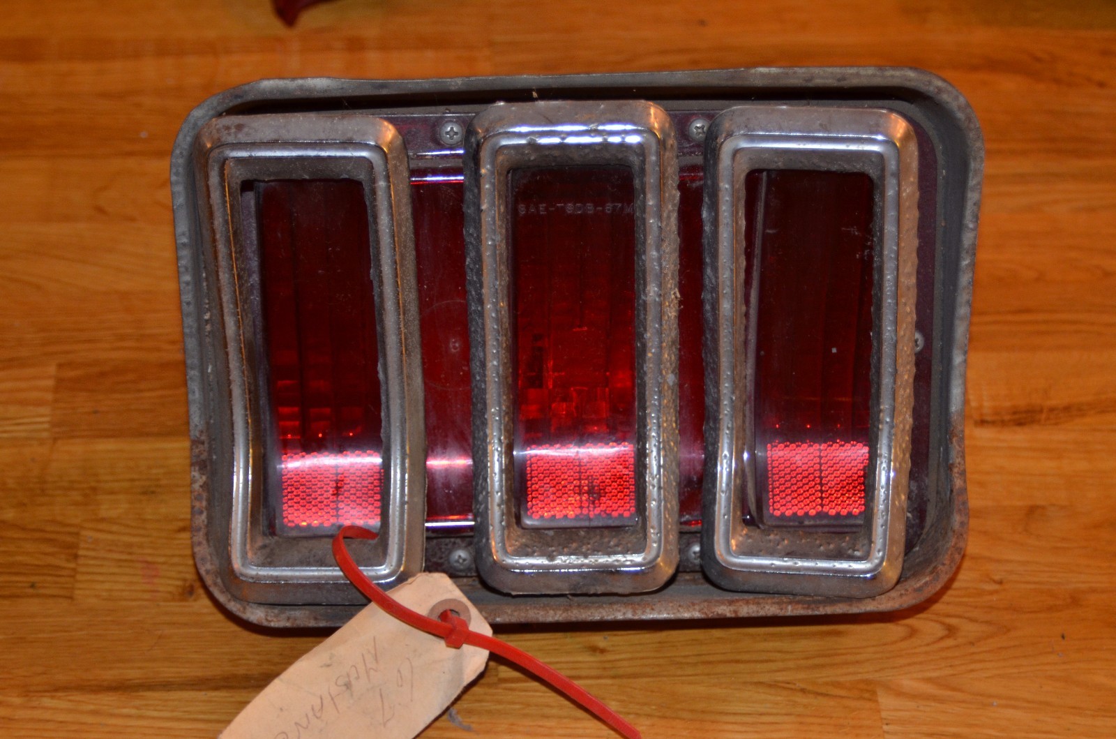 USED 1967-1968 OEM FOMOCO Ford Mustang tail light lens and