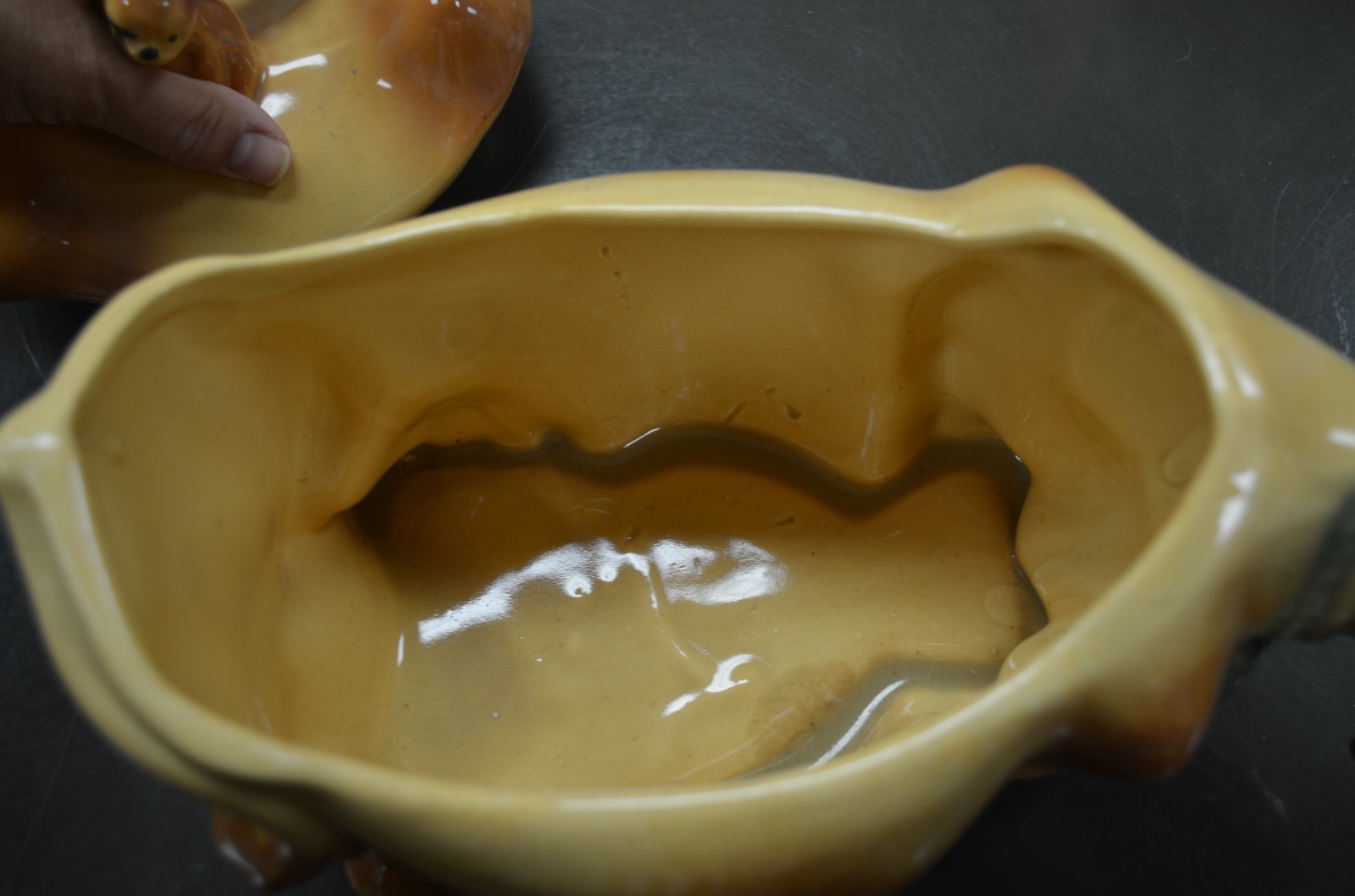 1940's BRUSH McCOY CAT & COW COOKIE JAR- MINT