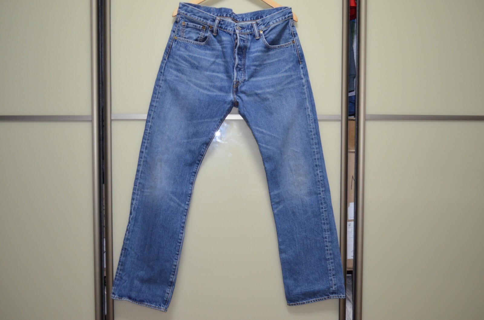 Levi's 501 Dark Blue Jeans W34 L32 CIF A 08298606 Straight Levi's 501 Dark Blue Jeans W34 L32 CIF A 08298606 Straight