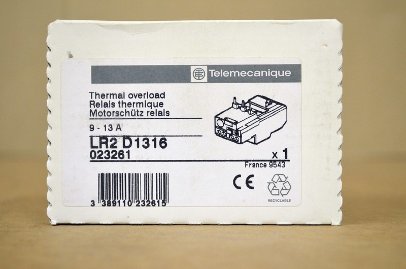 Telemecanique Lr2 D1316 Motorschutzrelais 023261 Neu Ovp
