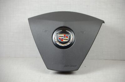 2003-2007 Cadillac CTS Left Driver Steering Wheel Airbag Black OEM