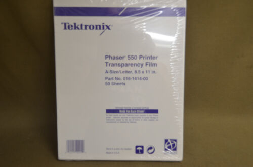 Tektronix Phaser 550 Printer Transparency Film #016-1414-00          (2-A)