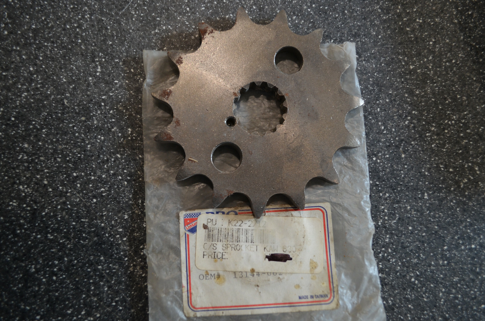 PARTS UNLIMITED KAWASAKI FRONT COUNTER SHAFT SPROCKET #K22-2712