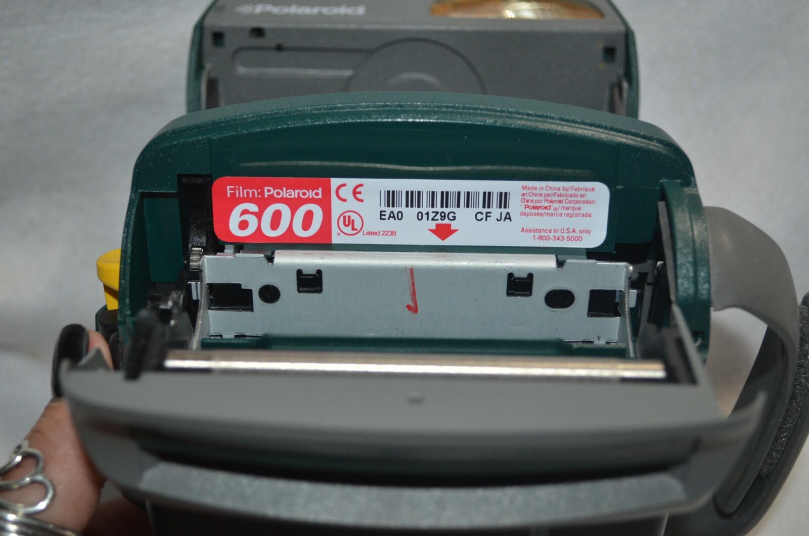 Polaroid One Step Express 600 Instant Film Camera Green w/ Case