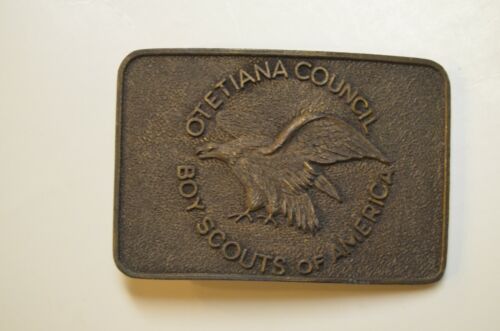 BSA Vintage Belt Buckle Otetiana Council (Rochester, NY) 