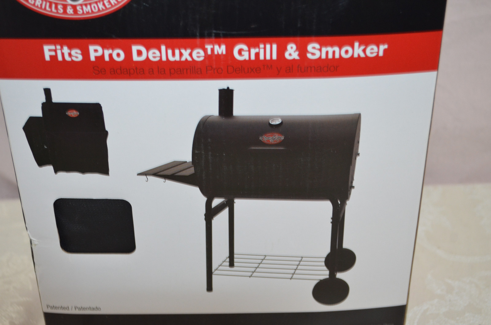 Char-Griller 15555 cover for pro deluxe grill and smoker NEW fits 2121 2828 2929