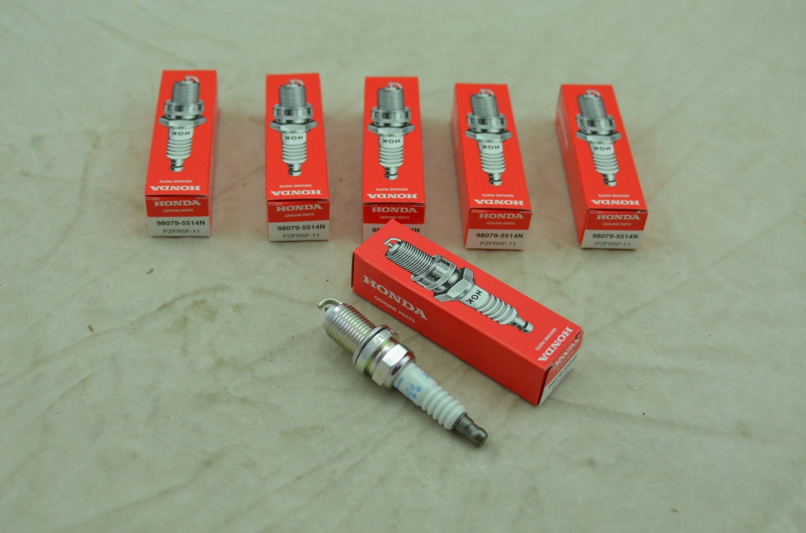 ゆか　0731 NEW OEM 2006-2011 HONDA SPARK PLUG (SET OF 6) 98079-5514N | eBay