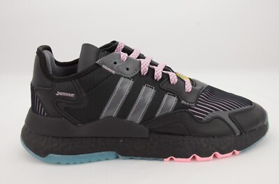 Adidas Ninja Nite Jogger Black/Blue/Pink Men's Size 10 New in Box Q47198