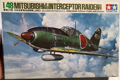 Tamiya Mitsubishi J2M3 Interceptor Raiden Jack 1/48 Open ‘Sullys Hobbies’