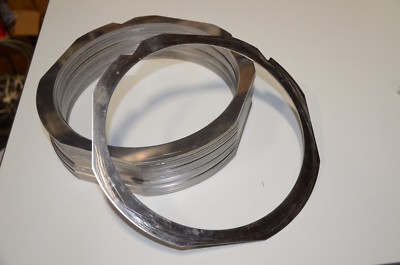 8 Inch Wafer Retaining Dicing Ring With Loop Stainless Steel Disco Frame Holder