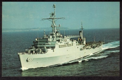 USS Cleveland LPD 7 Color Picture Post Card Unused