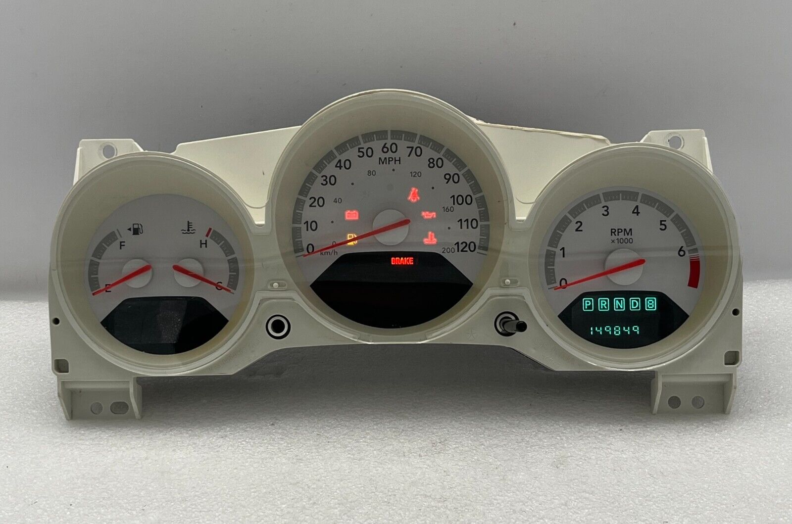 2008-2009 DODGE AVENGER USED INSTRUMENT CLUSTER P 2008-2009 DODGE AVENGER USED INSTRUMENT CLUSTER P