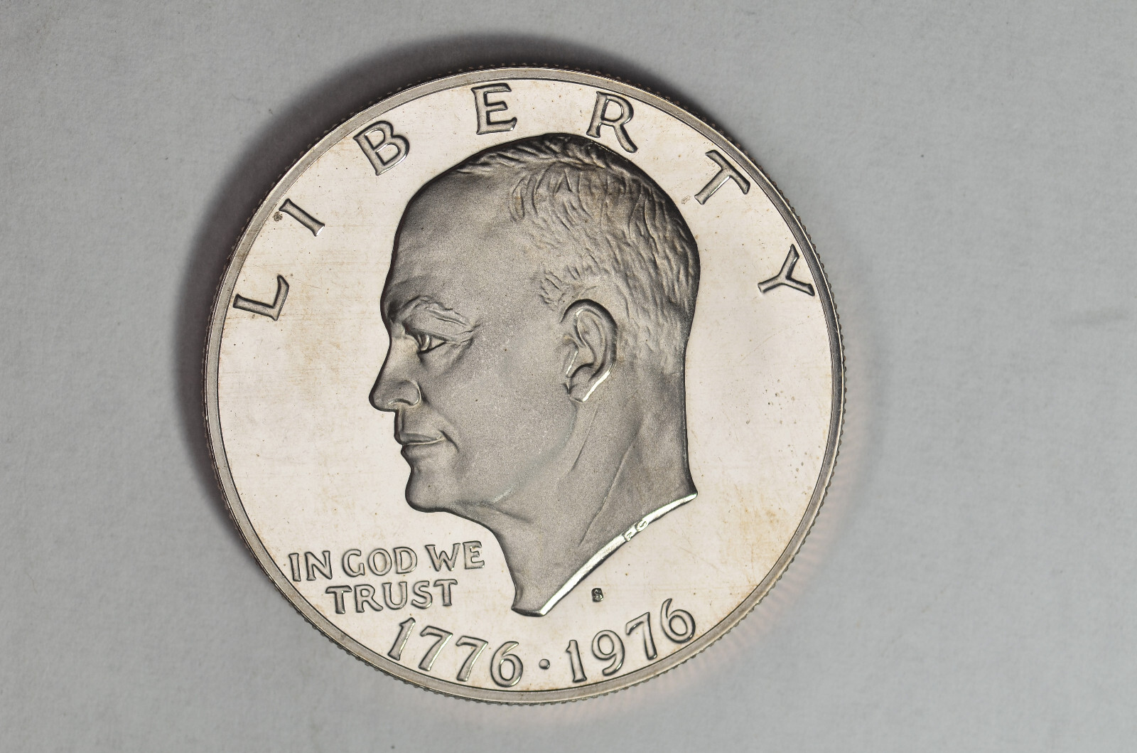 1976 S $1 Type 2 Copper-Nickel CLAD Proof Eisenhower Dollar