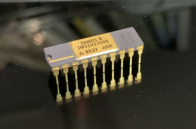 IMS1423S45 INMOS 20-PIN CERAMIC GOLD IC RARE VINTAGE COLLECTIBLE QTY-1