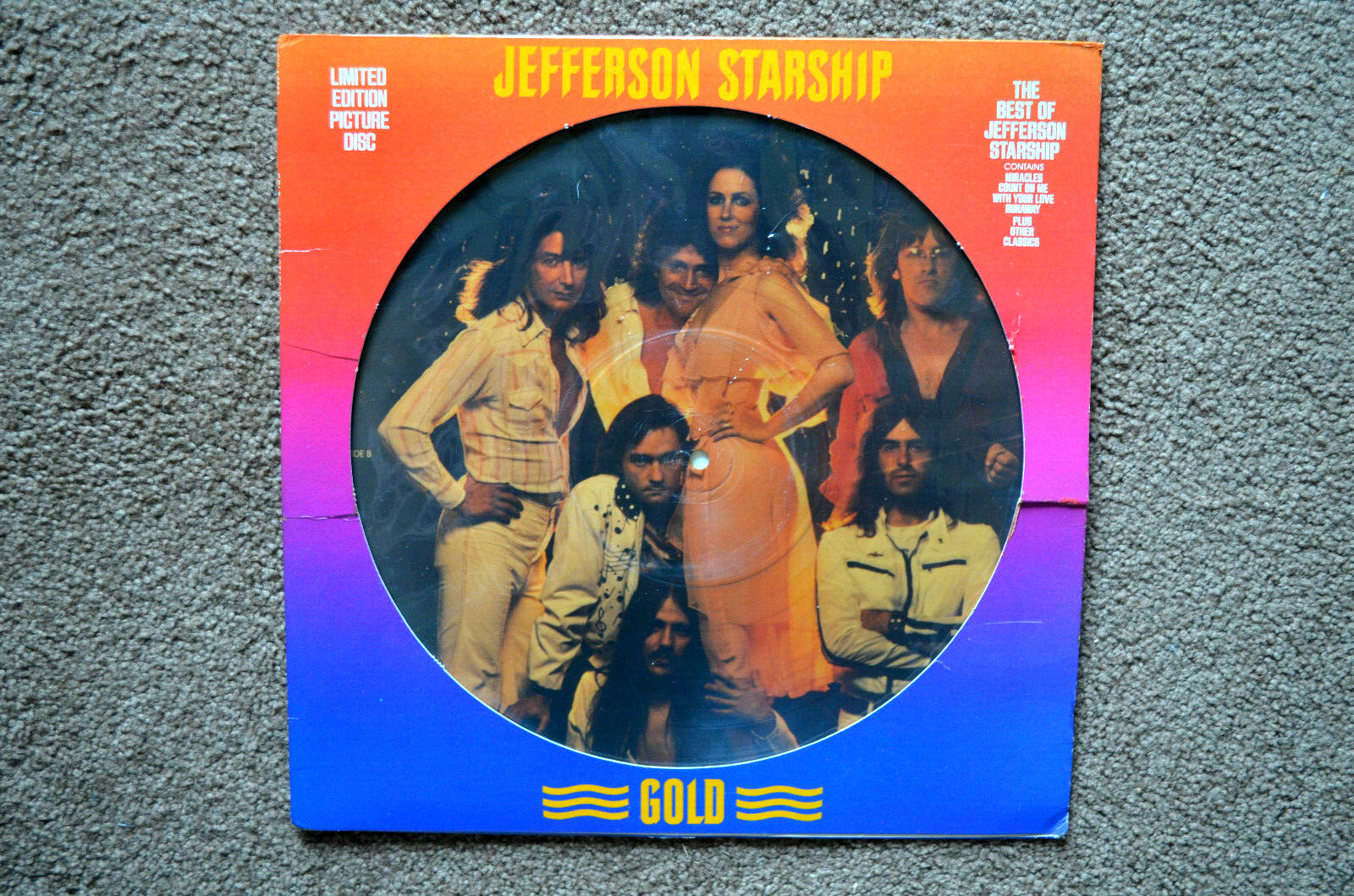 Jefferson Starship Ltd. Picture Disc LP 