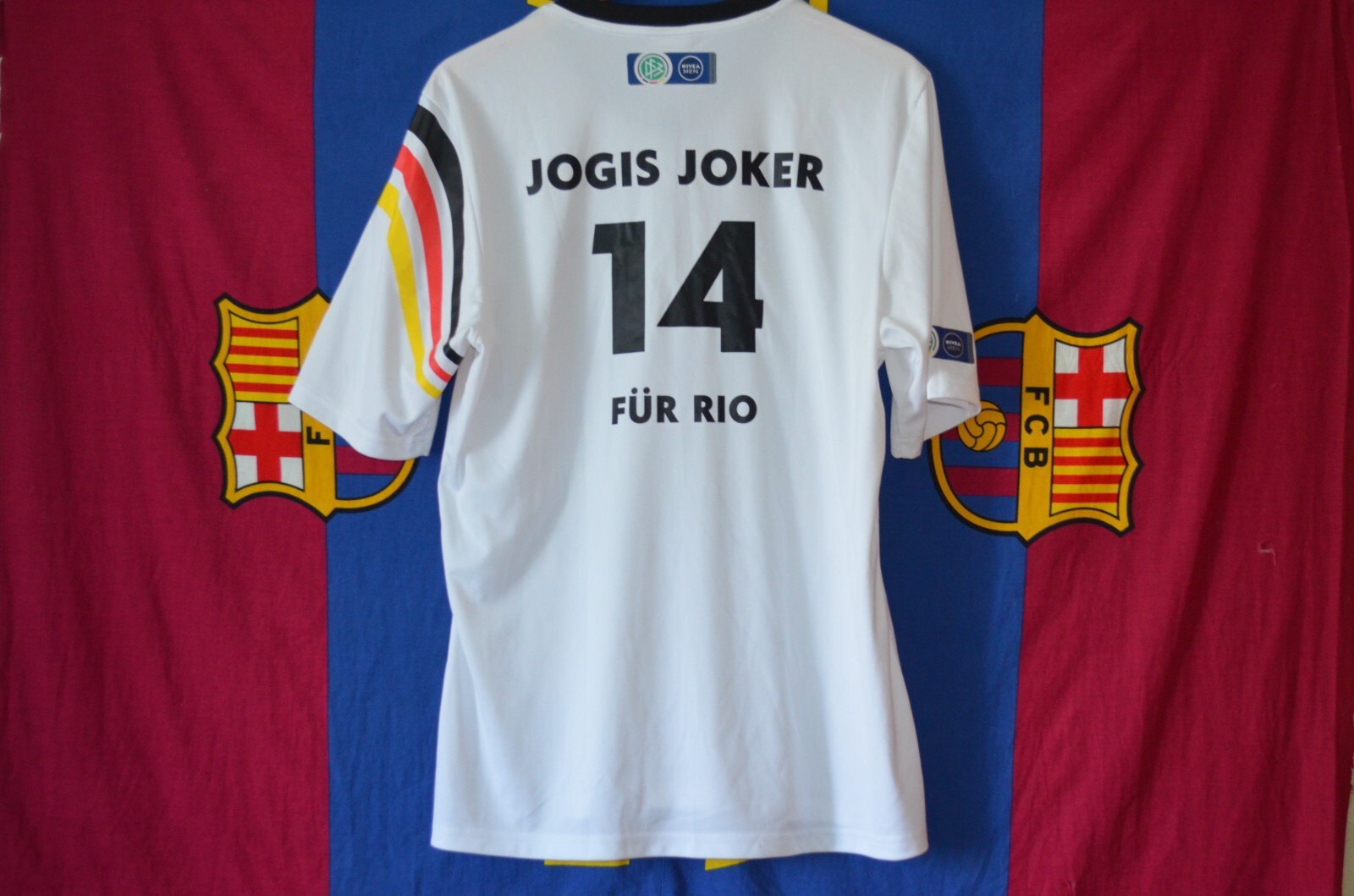Adidas German Football-Soccer Shirt Top Jersey Jogis Joker
