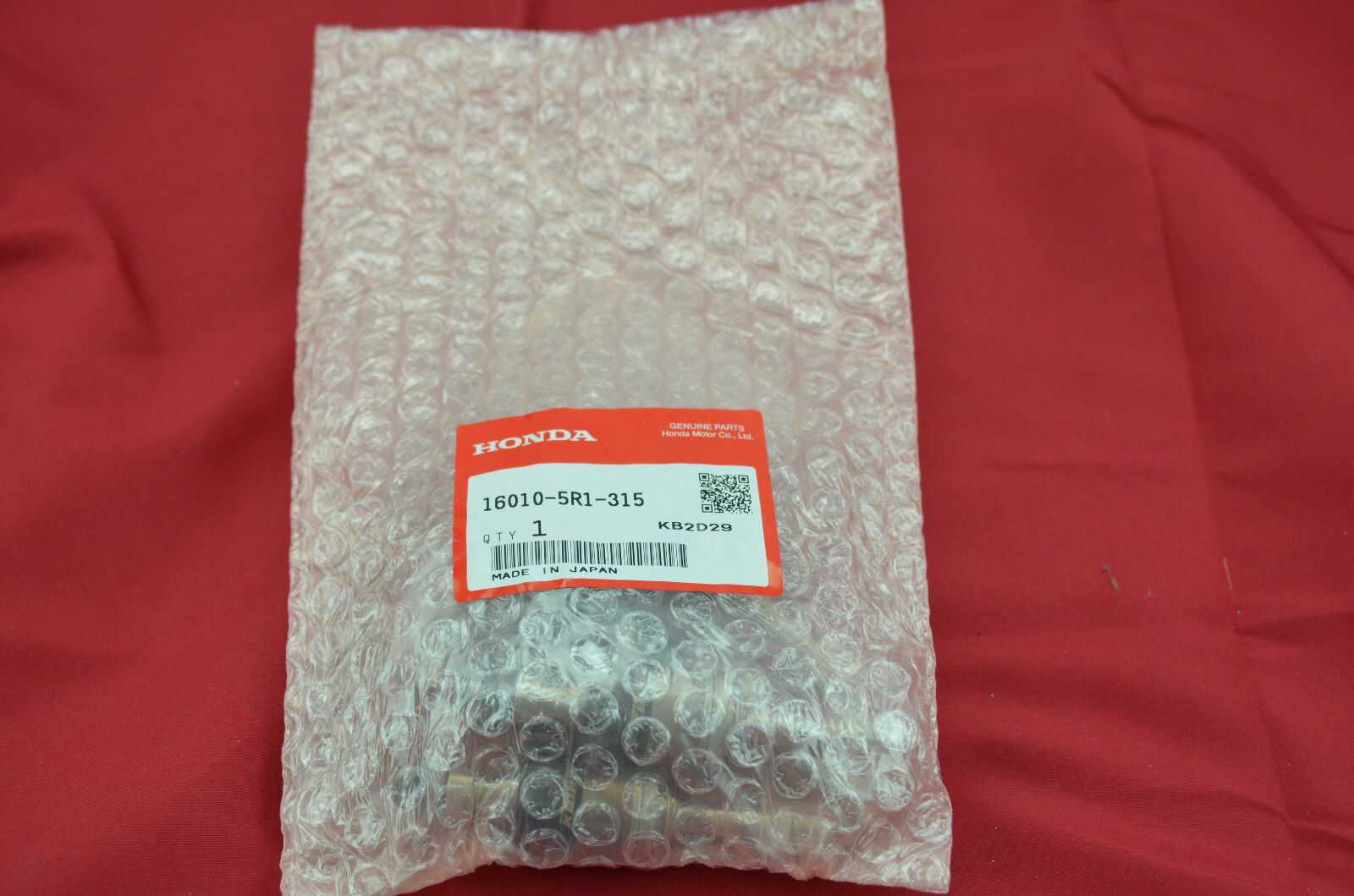 HONDA ホンダ用16010-5R1-315 燃料インジェクター 4 個セット HONDA OEM Part No. 16010-5R1-315 Genuine Fit - FUEL INJECTOR