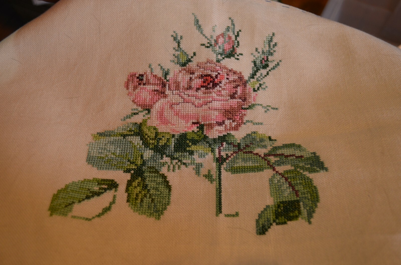 Cross Stitch Unfinished Afghan  Carousel, PLUS
