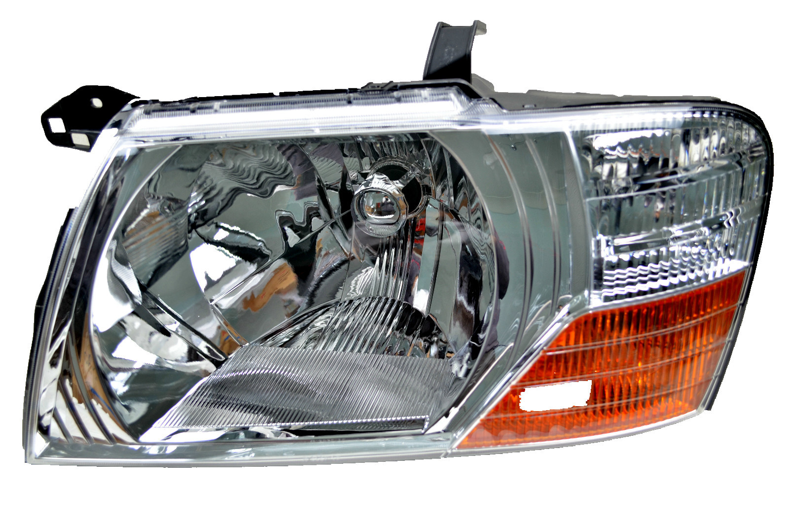 Pair Headlights Mitsubishi Pajero 11/0010/06 New NP Front Lamps 01 02