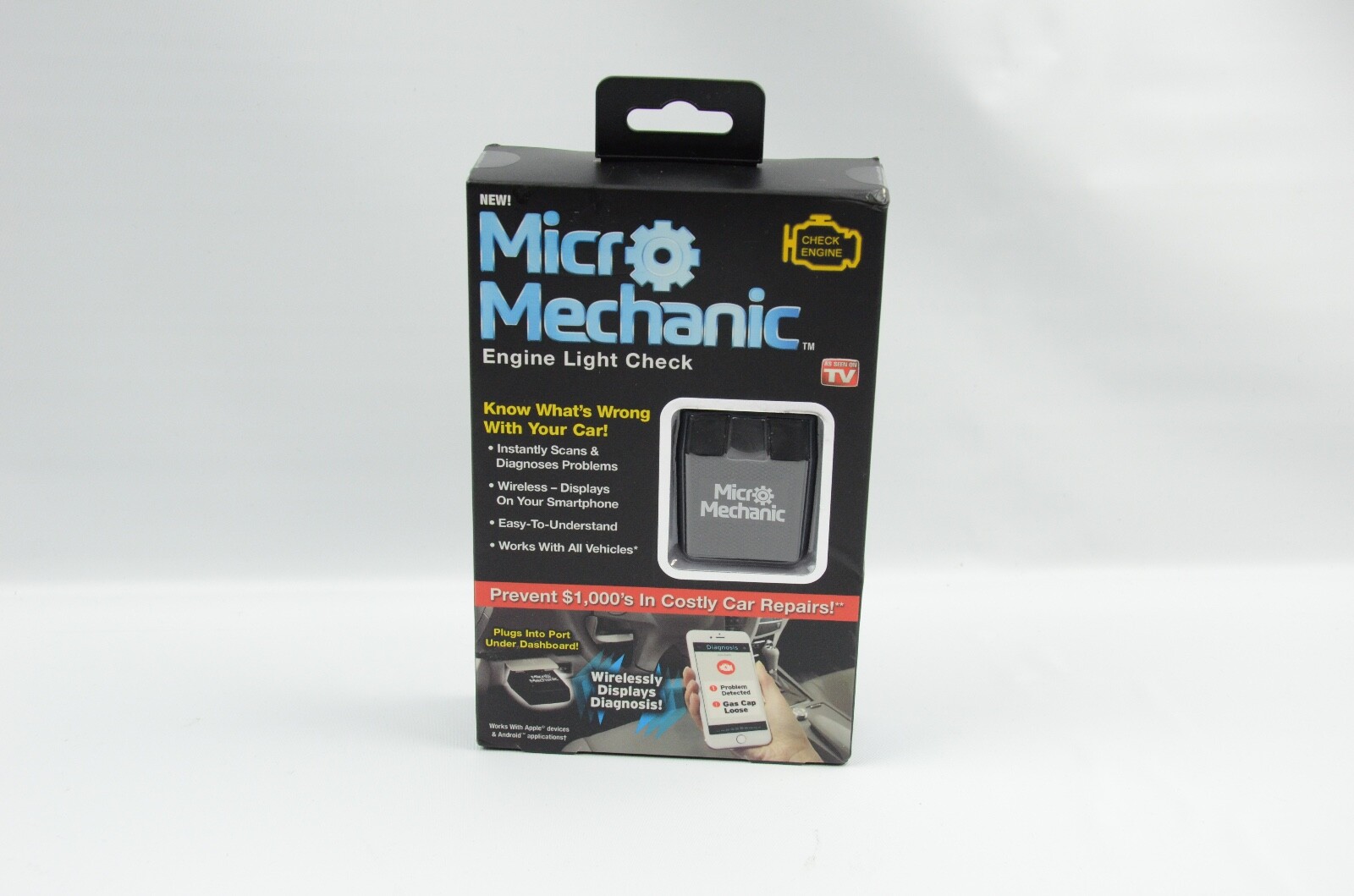 Micro Mechanic Check Engine Light Diagnostic Tool By Ontel New New