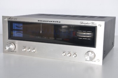 VINTAGE MARANTZ MODEL 125 AM/FM STEREO TUNER TESTED WORKING NICE SHAPE 