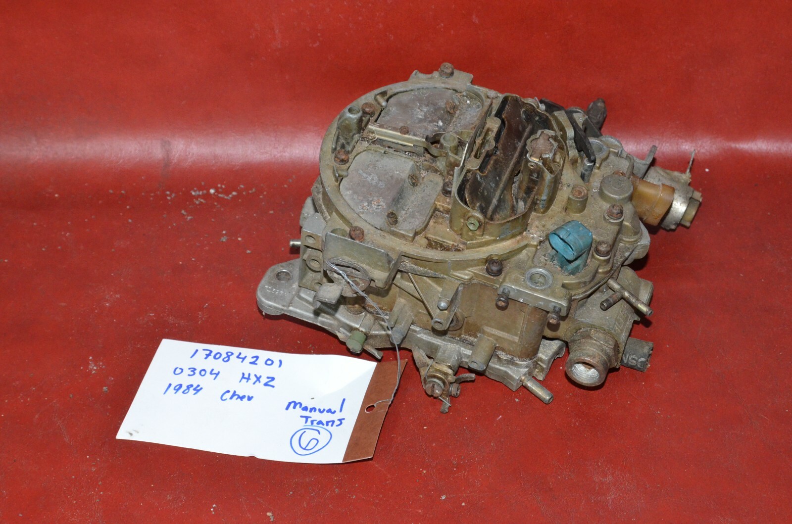 Rochester Quadrajet Carburetor 17084201 0304 HXZ 4bbl 1984 Chevy