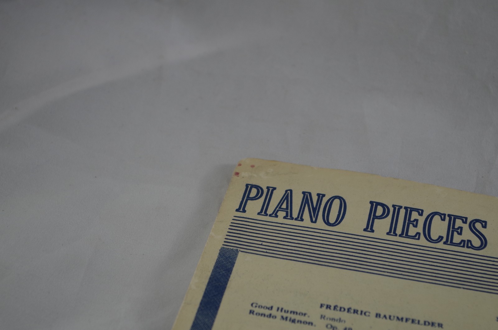 Piano Pieces in the Earlier Grades (Sheet Music) G. Schirmer Copyright 1887 VTG