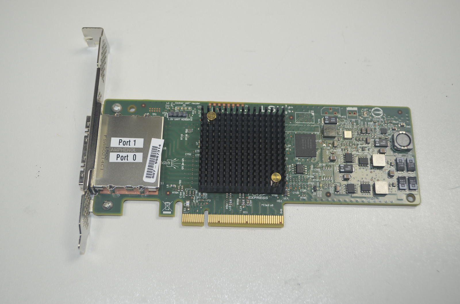 Lot of 4 - LSI SAS9207-8e SATA / SAS Host Controller PCI-Express 3.0 x8 HBA Card