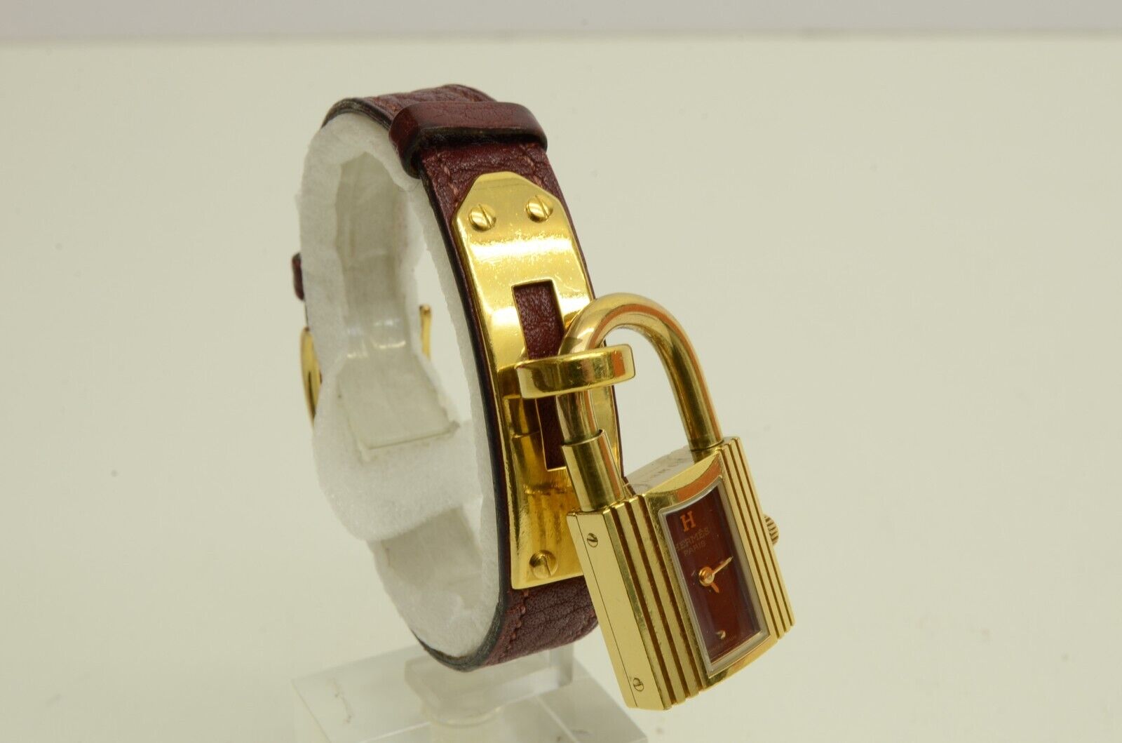 Authentic Hermes Gold Padlock Kelly Watch 19mm x 36mm GP Authentic Hermes Gold Padlock Kelly Watch 19mm x 36mm GP