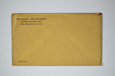 1963 Philadelphia US Mint Proof Set Envelope Only - No Coins