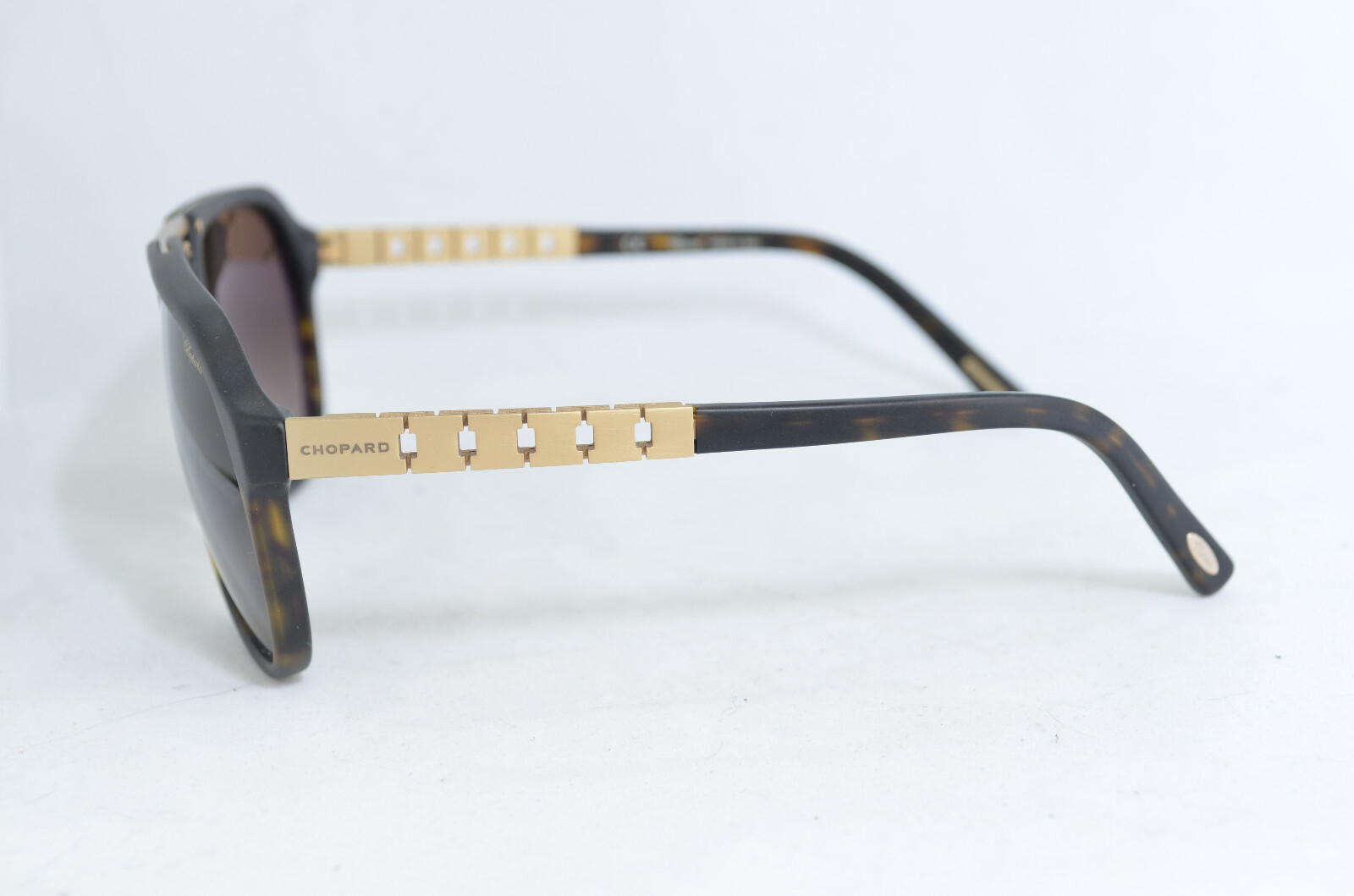 Pre-owned Chopard Authentic  Sch 179 738p Sunglasses In Brown