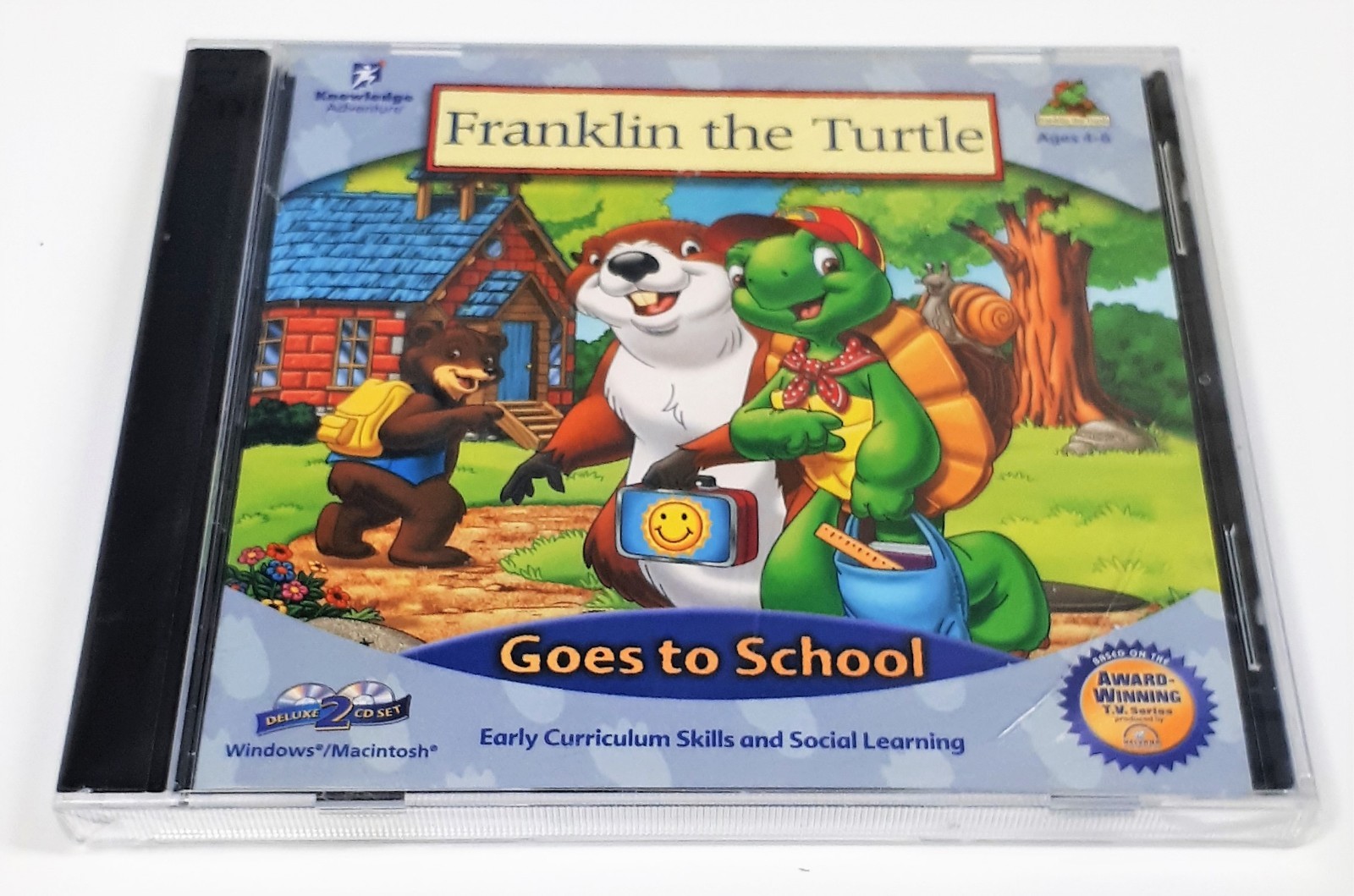 Franklin the Turtle Goes to School 2 CD Set; Ages 4-6; Windows 95/98, Macintosh