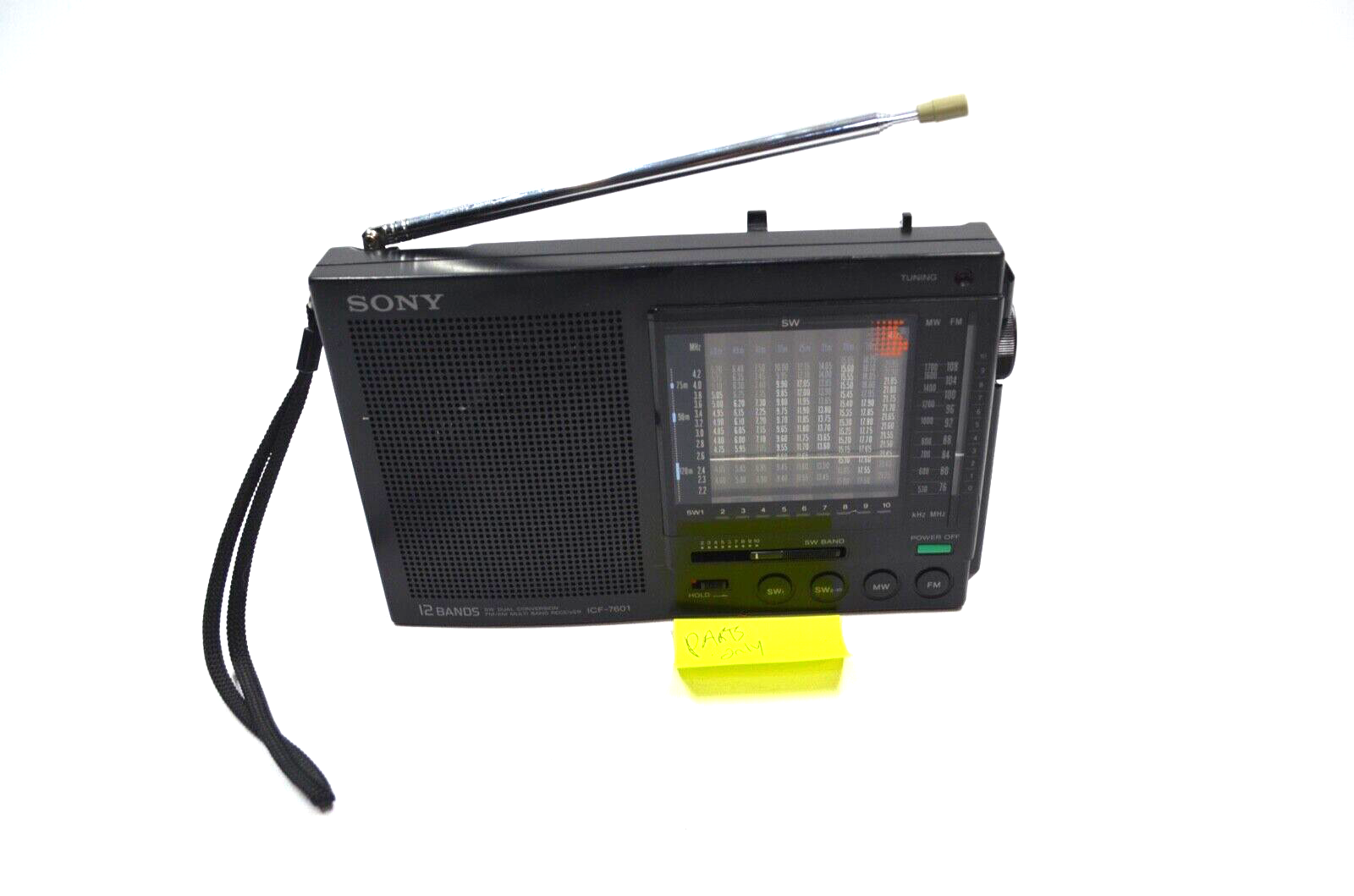 【動作品】SONY ICF-7601 FM/AM/SW 12BAND 短波ラジオ Sony Icf-7601 Fm/Am/Sw 12Bands Shortwave Radio Working w