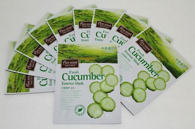 Pure mind Moisture Cucumber Essence Mask  23ml 10 pcs