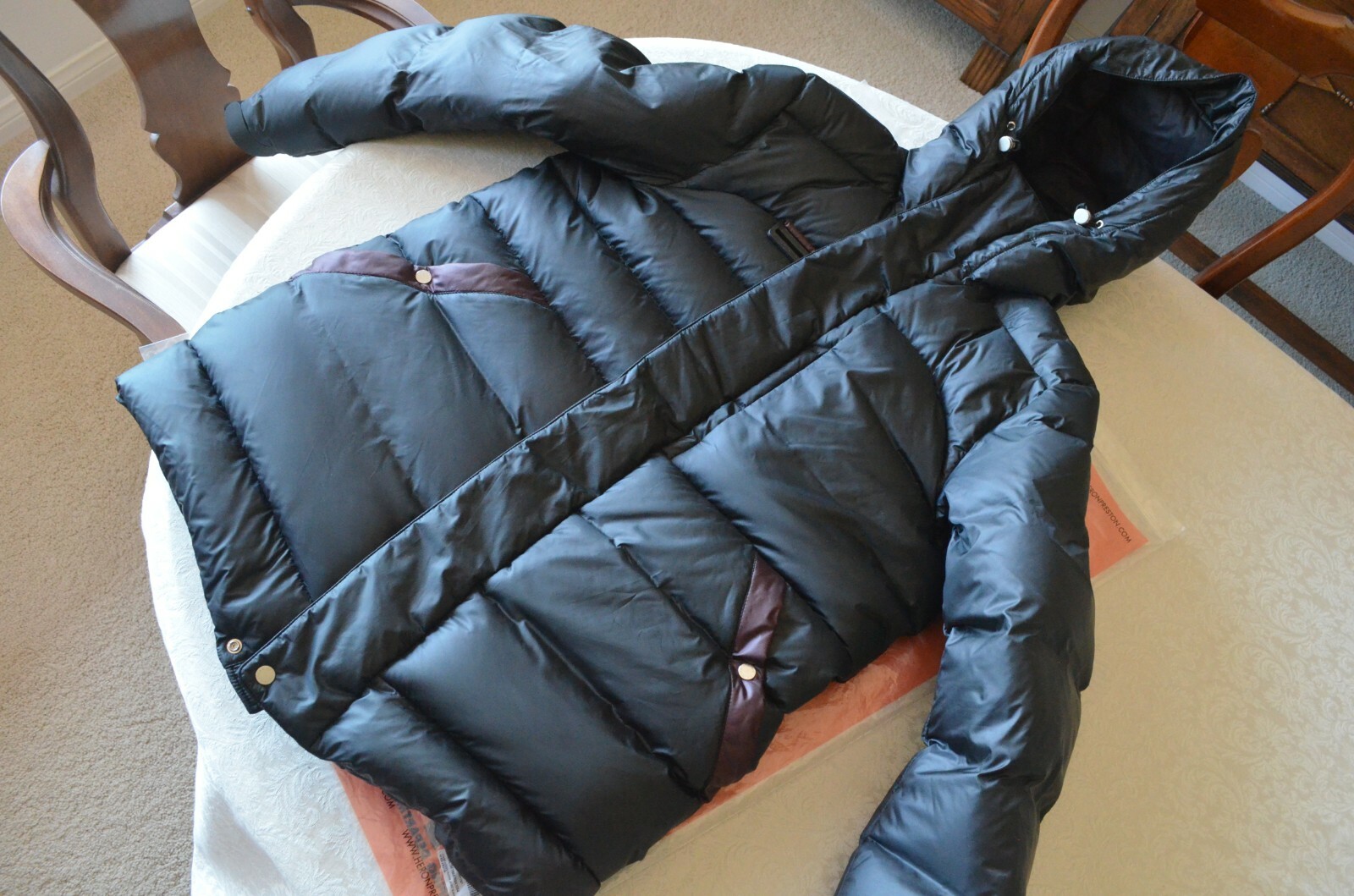 Heron Preston Puffer Jacket Black Sz S | eBay