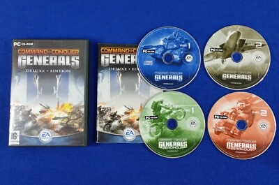 Command and Conquer 3枚セット pc COMMAND & And CONQUER Generals DELUXE EDITION + Zero Hour