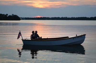 Wooden Electric Boat For Sale, Hand Built Glen-L "Lo Voltage" 16' Boat For Sale