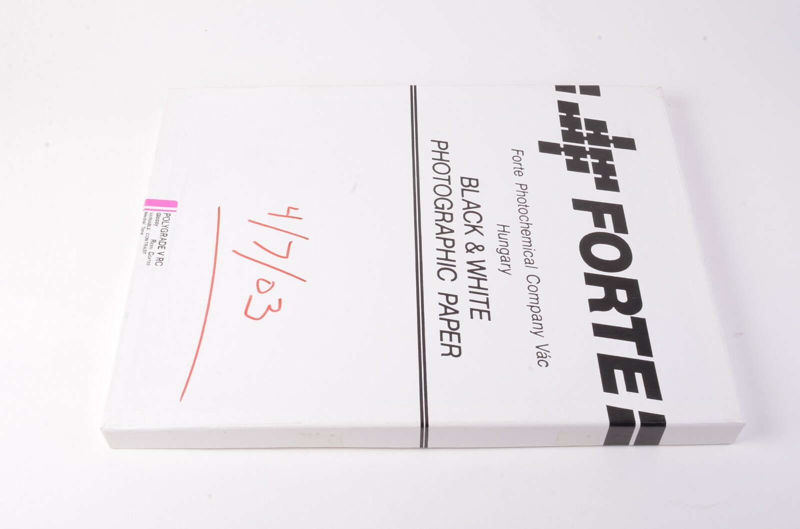 NIB X2 FORTE 11x14 + 8x10 50sh B&W PHOTO PAPER POLYGRADE V RC VC NEUTRAL TONE