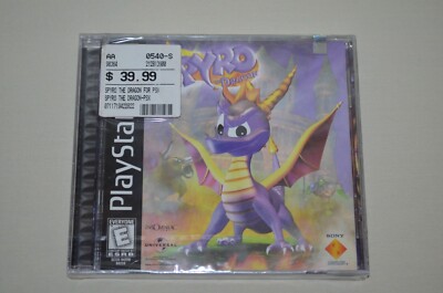 Spyro the Dragon Sony Playstation 1 Ps1 1998 - Black Label New Sealed