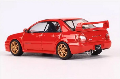 ＳＵＢＩＥ！ ＴＯＹＳ！！ Furuya 1/64 Scale Subaru Impreza WRX STI VIII 8 Red Diecast