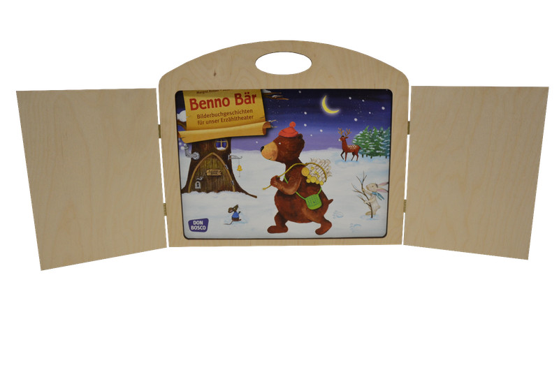 Kamishibai Deluxe ErzÃ¤Hltheater Din A3 (Abnehmbare Transparente RÃ¼Ckwand)